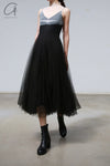 Marc Le Bihan two-piece dress 2169 BLM-2169-HEIBAI black and white
